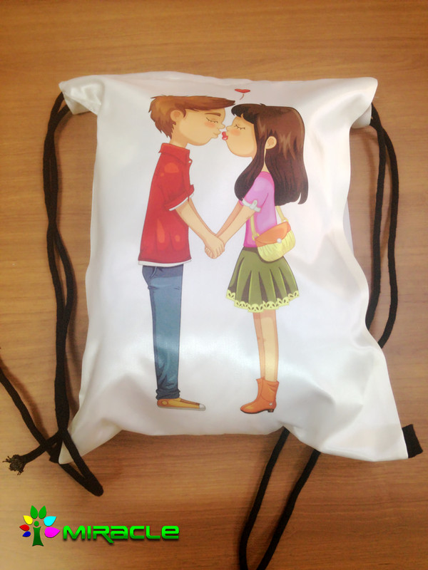 blank sublimation drawstring bags